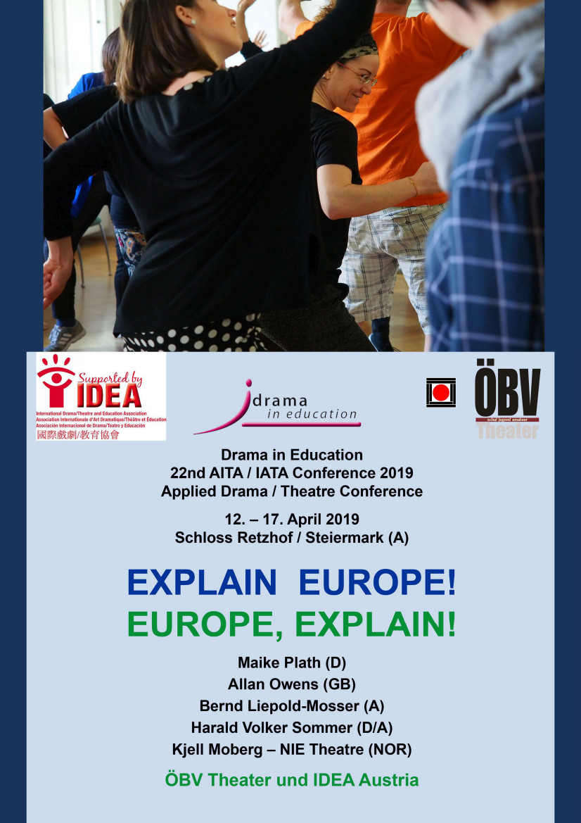 Drama in Education Conference - Austria - 12-17 April 2019 - FOCUS ON EUROPE